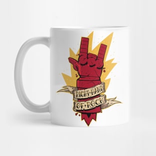 Right Hand of Rock Mug